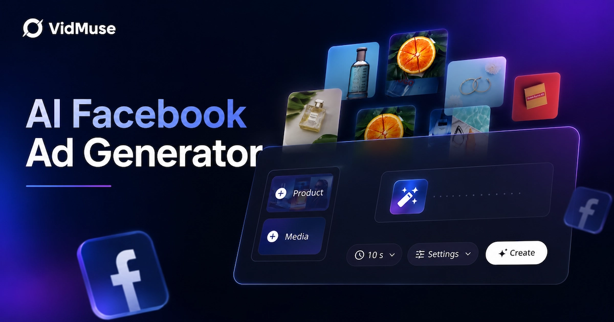 VidMuse AI Facebook Ad Generator: Create Video Ads Faster
