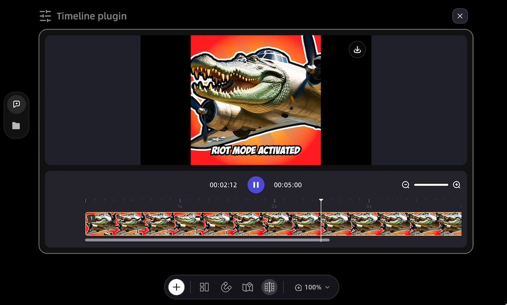 Assemble the Final Meme Video in Timeline