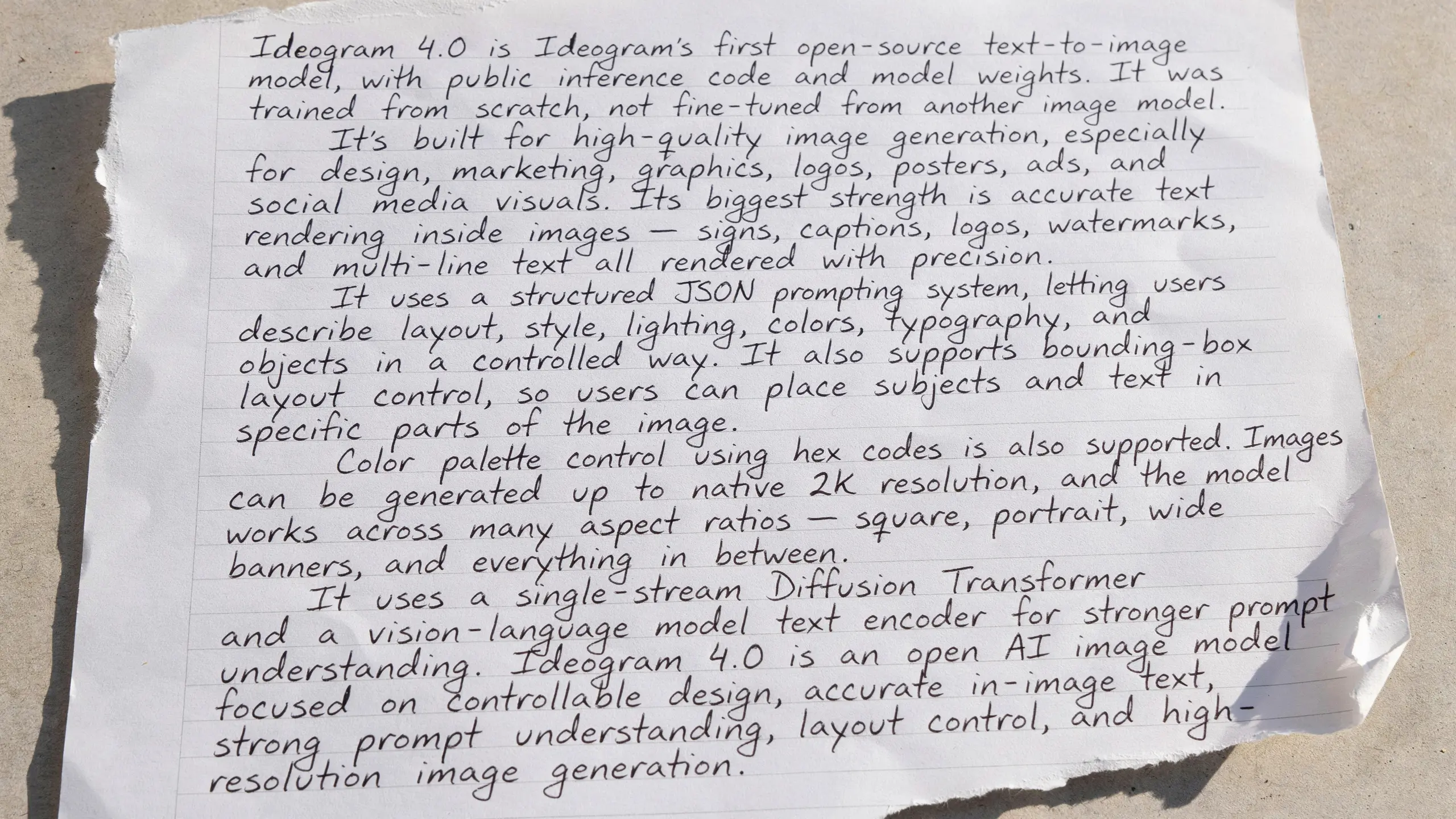 Ideogram 4.0 text rendering inside generated images