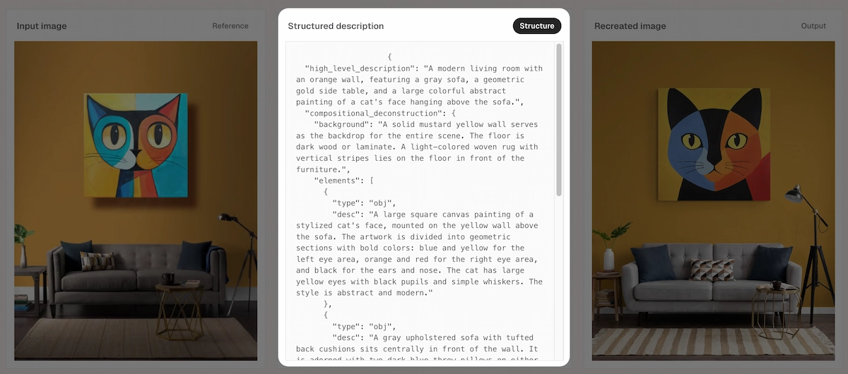 Ideogram 4.0 structured JSON prompting interface