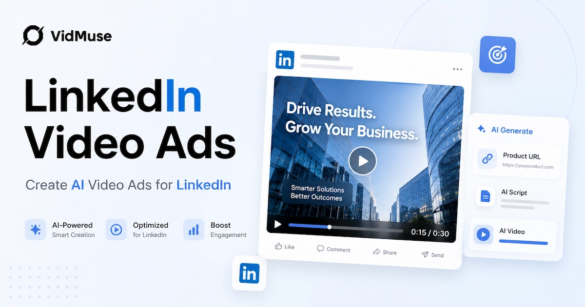 LinkedIn Video Ads: Create AI Video Ads for LinkedIn