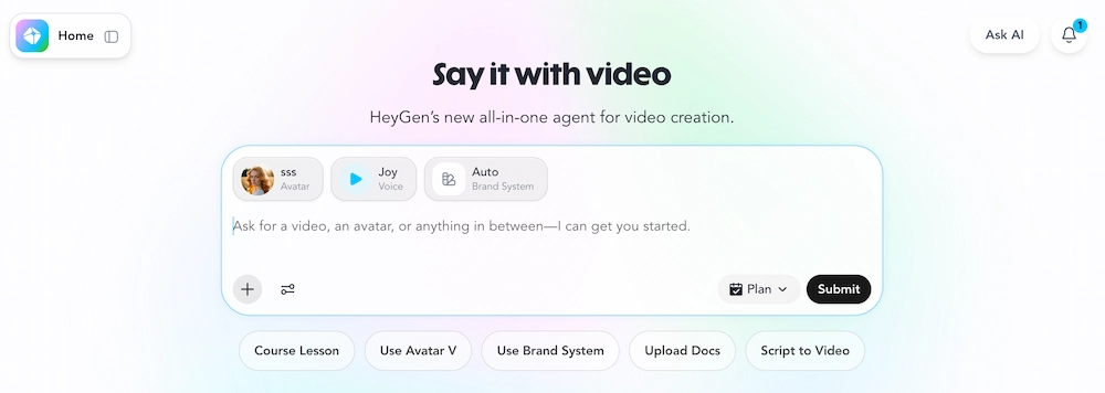HeyGen AI avatar video ad generator alternative