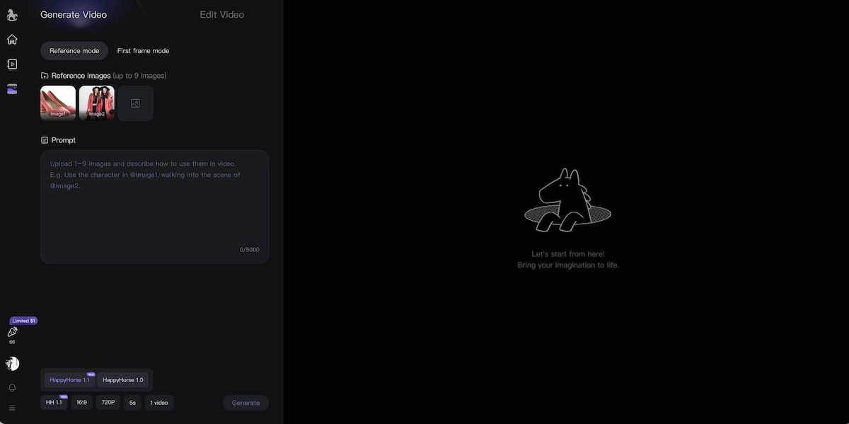 Happy Horse Video Generation Modes
