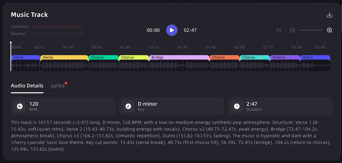 VidMuse AI Song to Story Planning