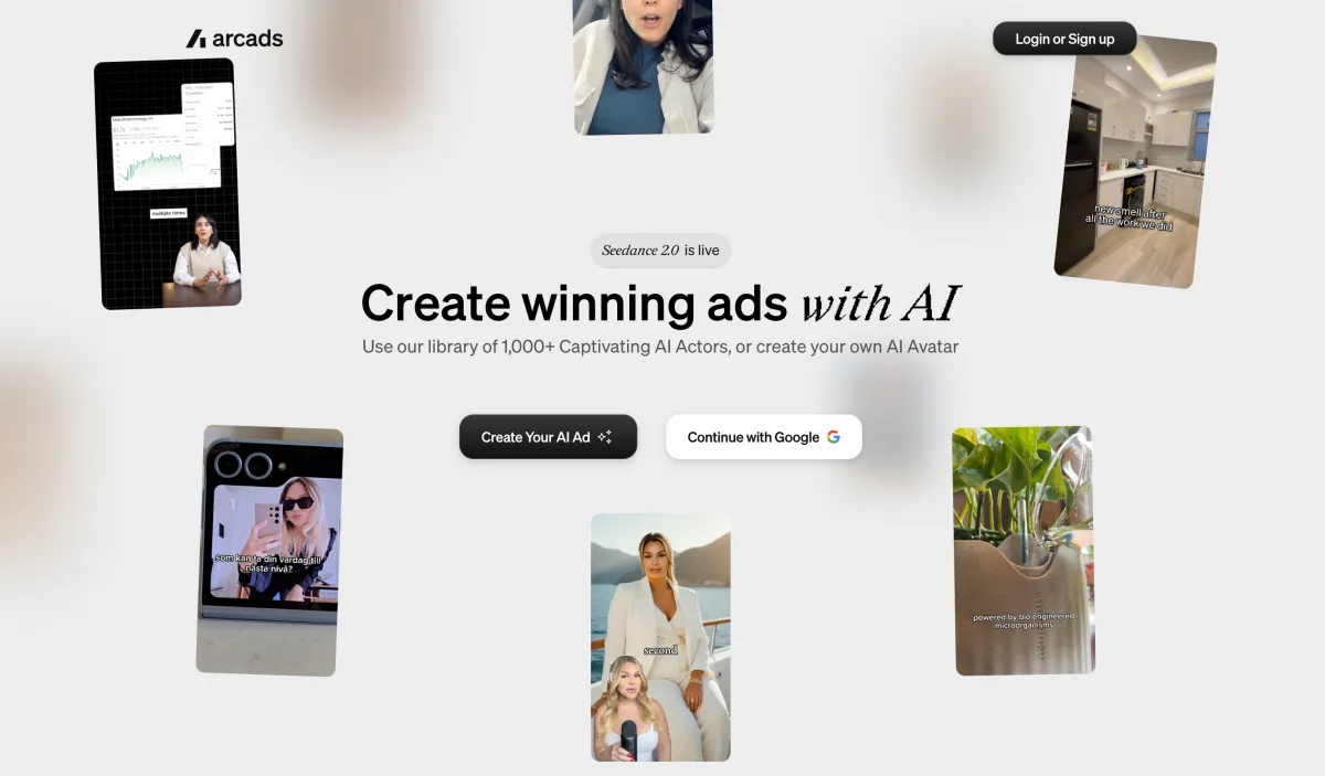 Arcads AI UGC Video Generator